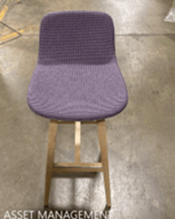 Kuskoa Upholstered Stool, Barstool, Fully Upholstered