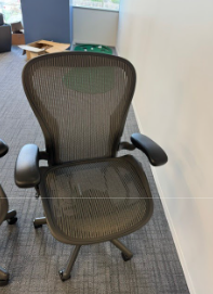 BLACK CHAIR (ARMS DO NOT ADJUST)