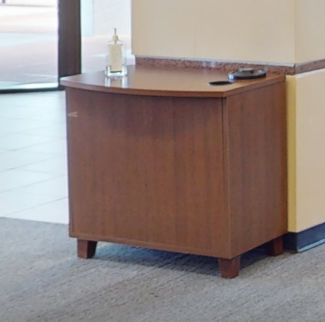 Coffee station cabinet
