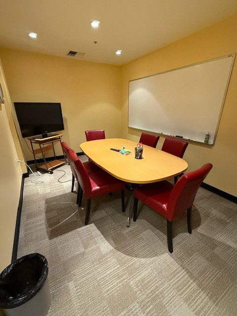 6'x42'' Wood Conference Table w/ Metal Legs 