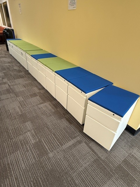 Fabric Top Pedestals