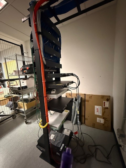 IT Batteries &amp; Cables within Racks