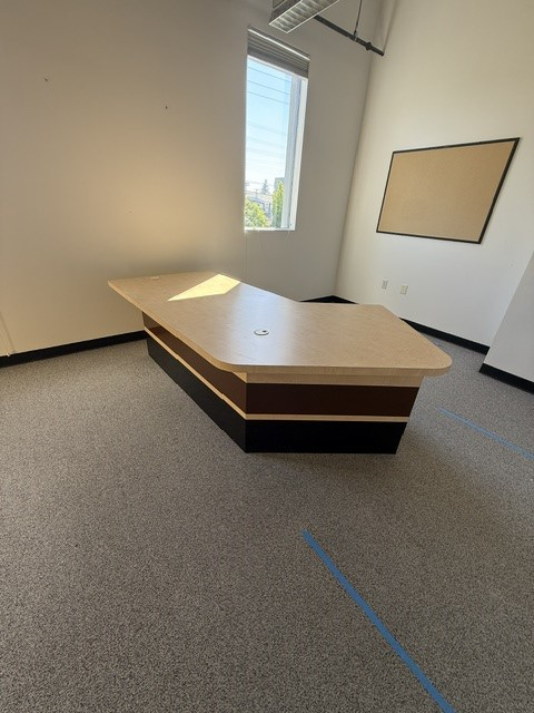 Large VP 2 Tone Wood Desk