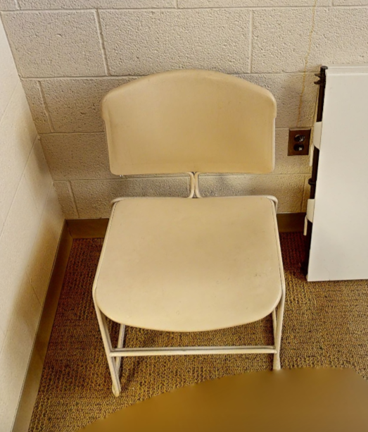 Yellow cafe chair