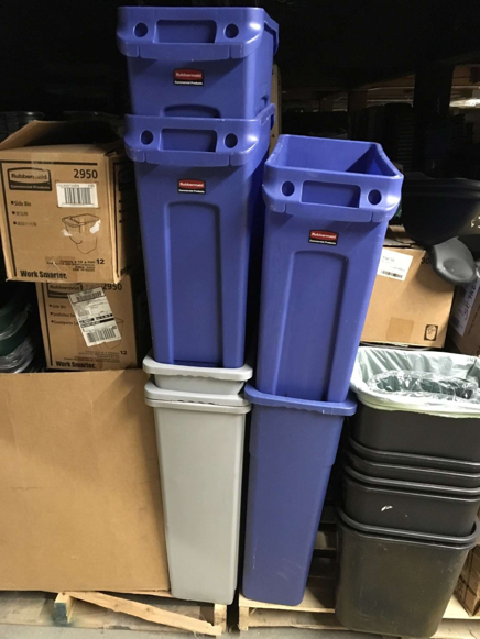 TALL TRASH CANS