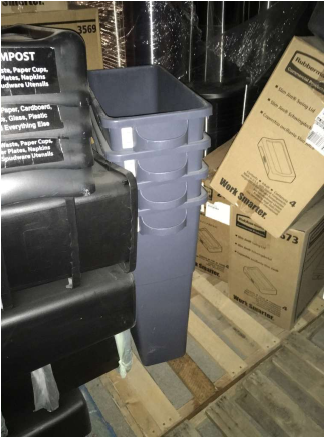 TALL TRASH CANS