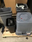 BIG SQUARE TRASH CANS