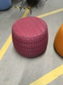 ROUND FABRIC STOOL