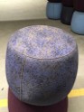 ROUND FABRIC STOOL