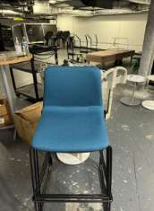 NAUGHT ONE TEAL STOOLS