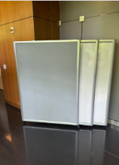 6 PIECE ROLLING MARKER BOARD/WALL DIVIDERS