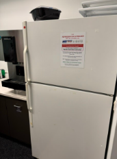 WHITE FRIDGE