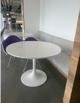 Round White Table