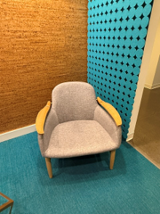 Grey Tweed Chair