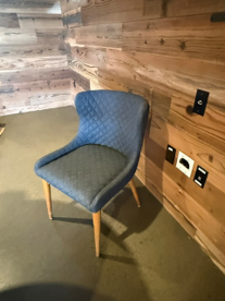 Navy Quilted Chairs