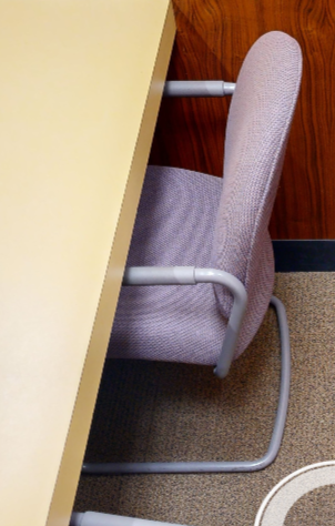 Lavender guest chair