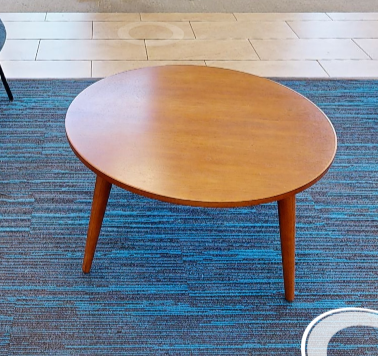 Round coffee table