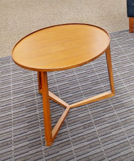 Round side table