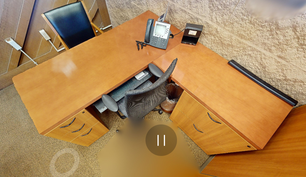 L-shaped desk