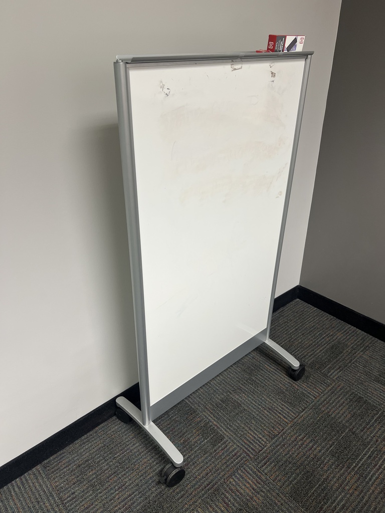 30"x56" rolling whiteboard
