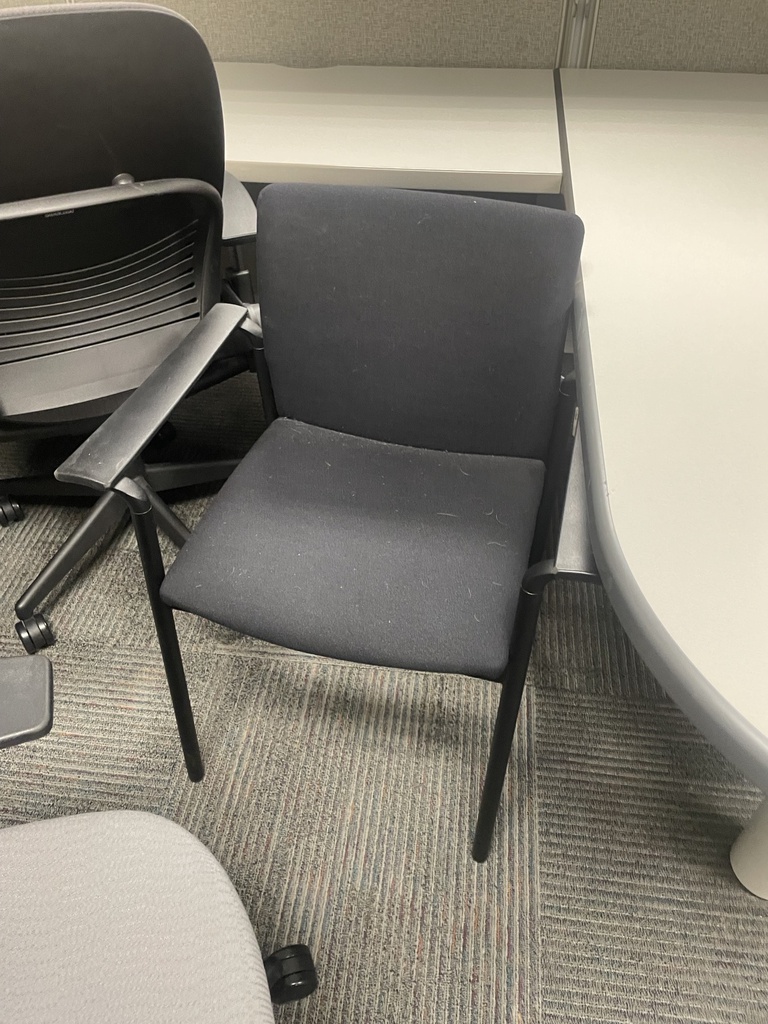 Black guest chair