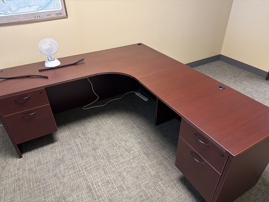 77 1/2 x 71 x 29 CREDENZA DESK