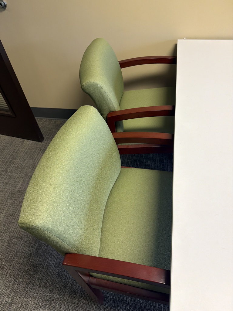 GREEN GUEST CHAIRS