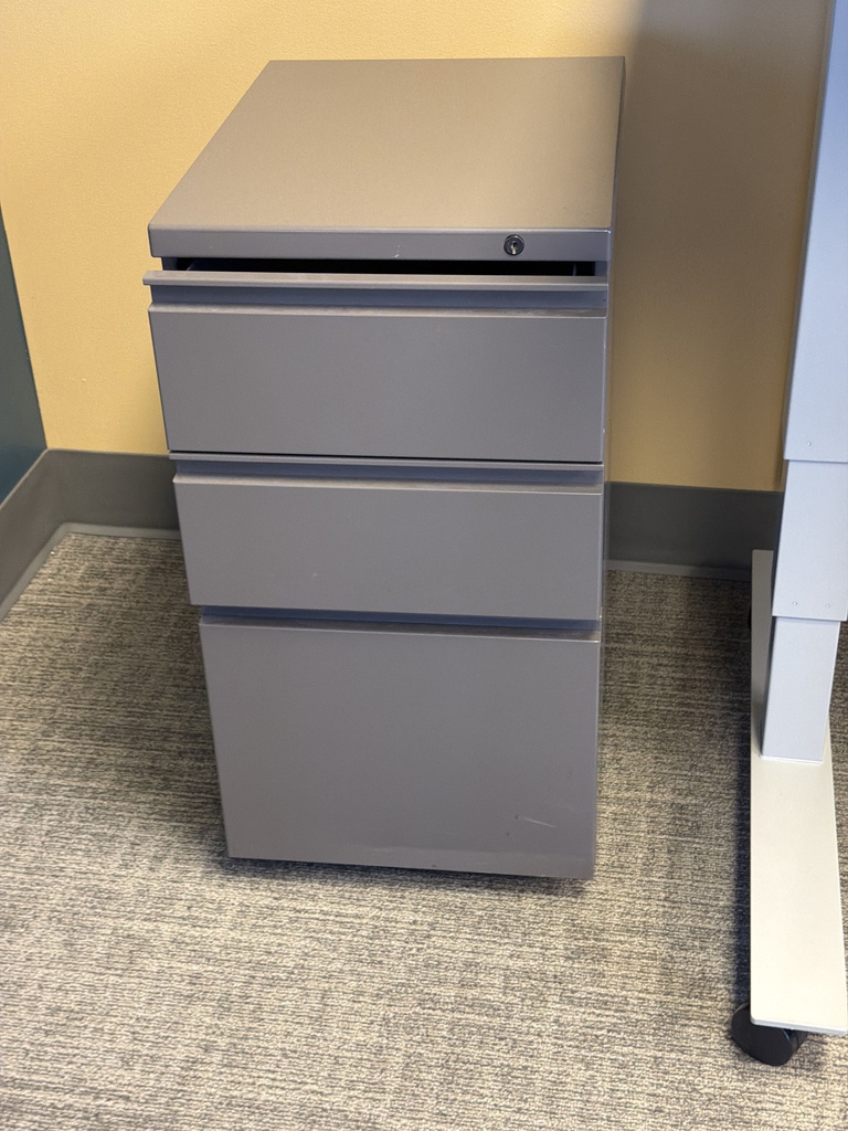 19 1/2 x 14 5/8 x 27 GREY PED