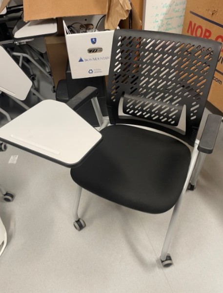 Mobile Chair With Tablet Arm