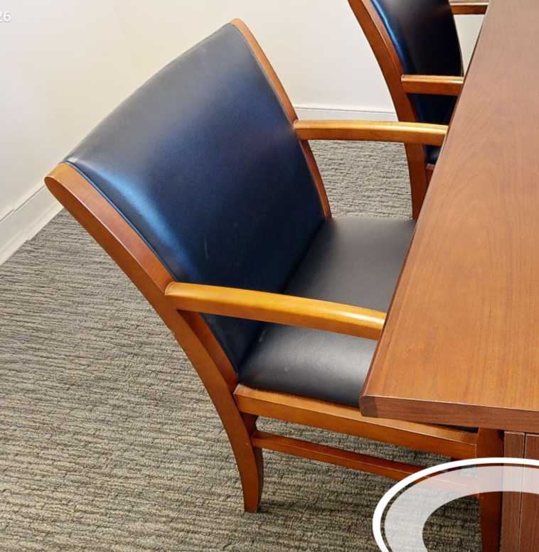 Navy guest chair