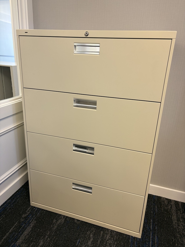 4 Drawer Lateral, Beige