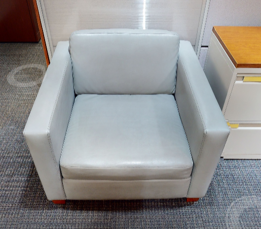 Grey lounge chair