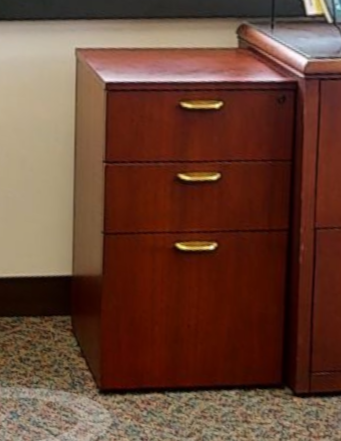 3D vertical pedestal file cabinet