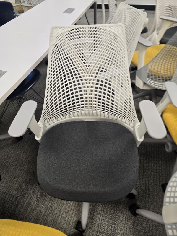 grey seat chairs