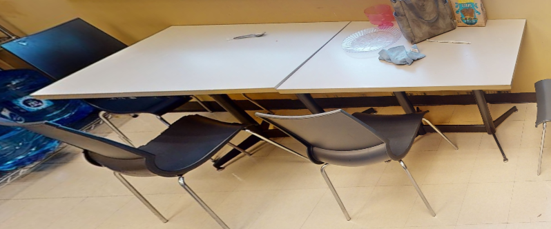 Square break table