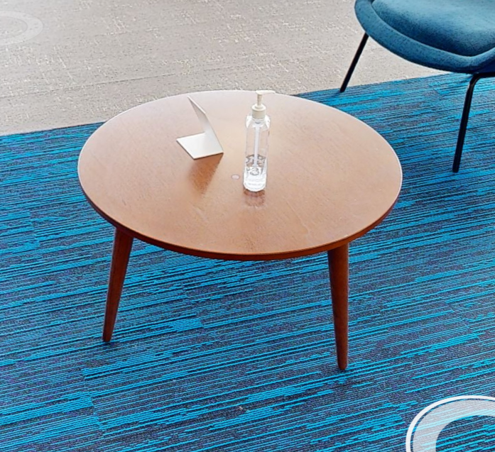 Round coffee table