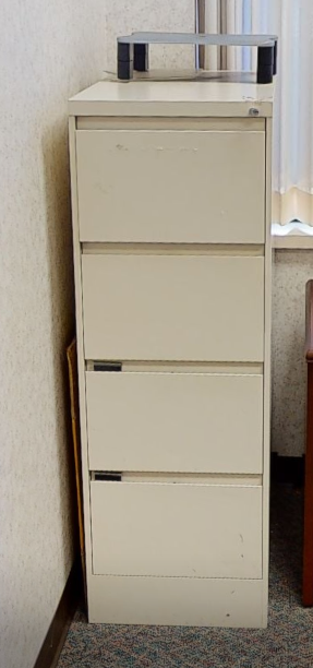 4D vertical file cabinet
