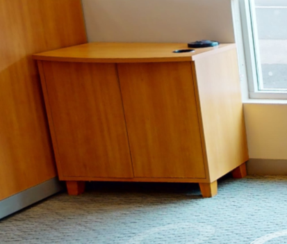 2-door coffee cabinet