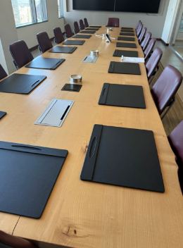 LIVE EDGE CONFERENCE TABLE (56"W X 252"L)