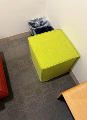 FABRIC CUBE (GREEN)