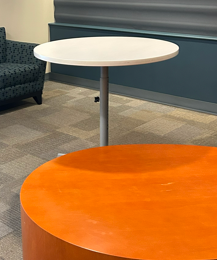 bar height round tables