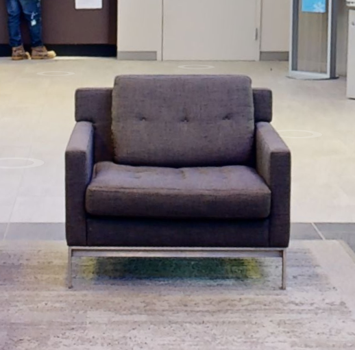 Brown lounge chair