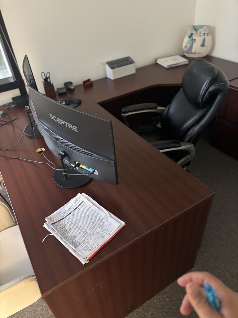 L-Shape large desk