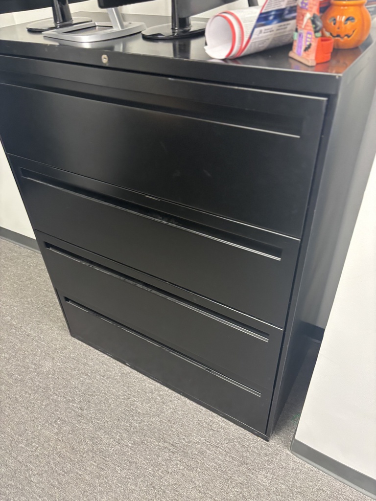 Lateral file cabinet 4 levels