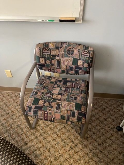 Guest Chair - Wood, Upholstered - with Arms