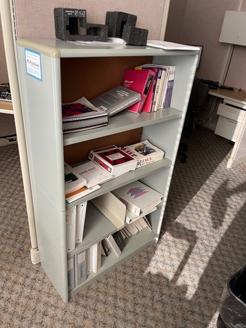 White Bookcase - 4 Shelves