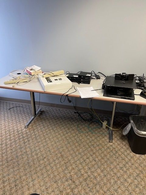 Chrome Base Training Table - Fixed Leg 8'