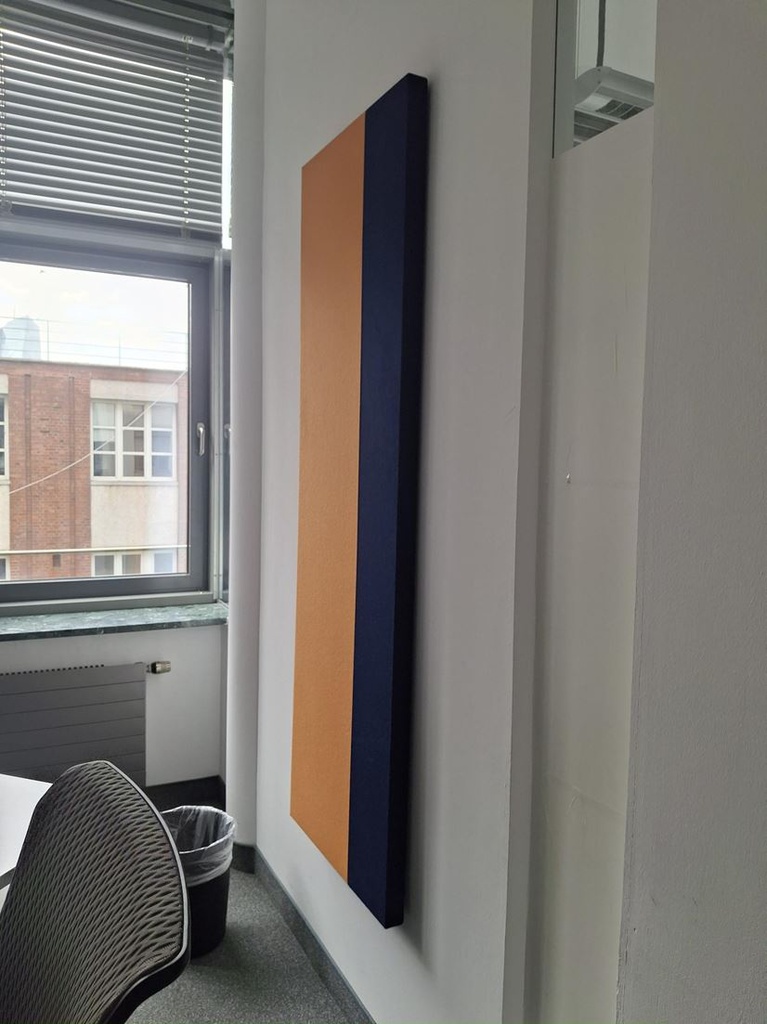 Wall panel orange grey