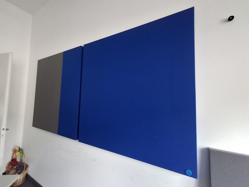 Wall panel grey blue combo