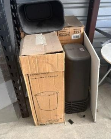 10 gal rectangular waste basket 